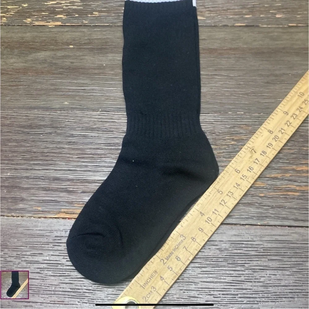 Geekism/Guan Ke 6 Pairs By Athletic Socks Stripe Calf Sport Soccer One Size